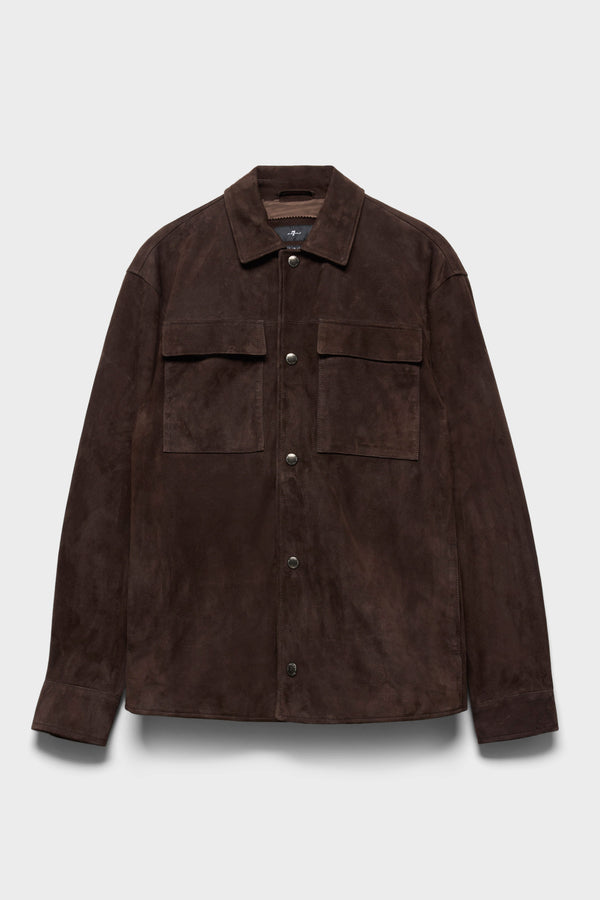 OVERSHIRT in Suede