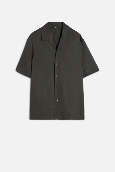 Lyocell Camp Shirt in Forest