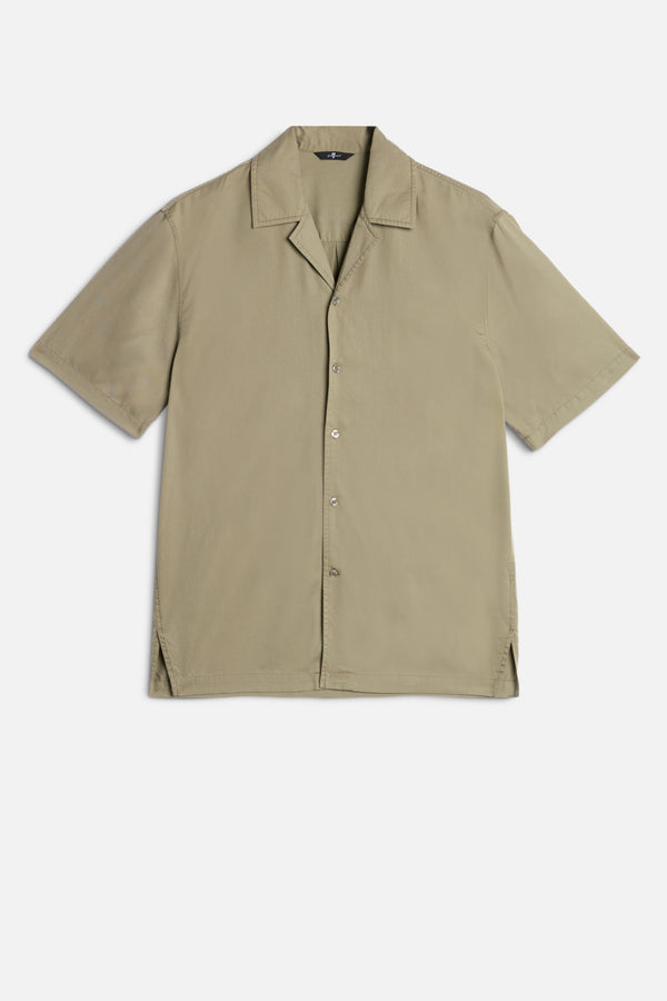SHORT SLEEVE CAMP SHIRT in Fluid