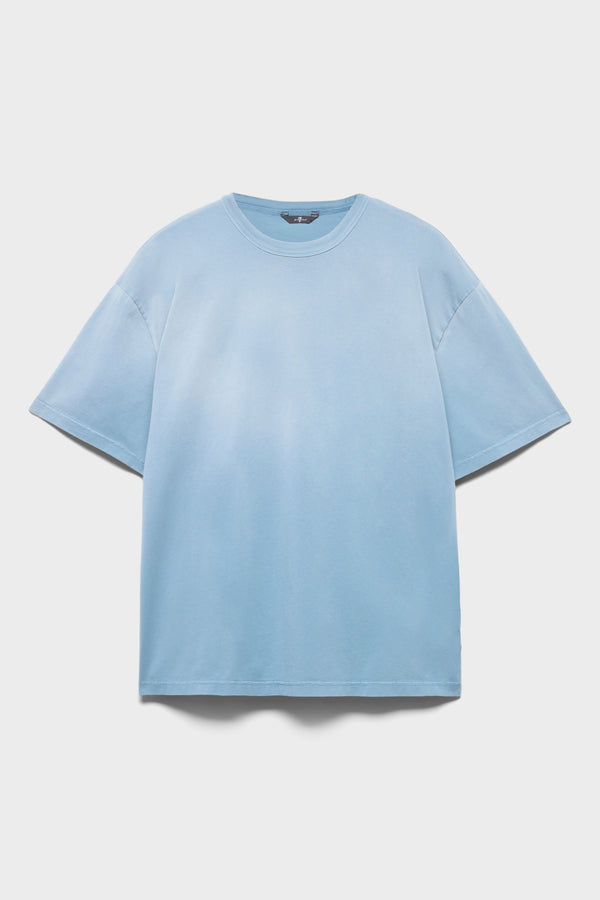 CREWNECK SHORT SLEEVE TEE in Cotton