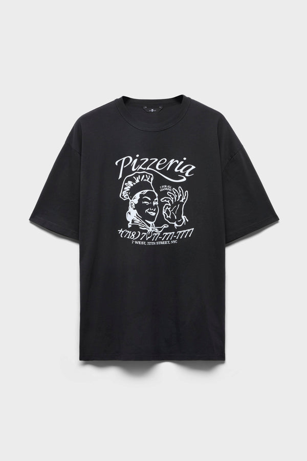 CREWNECK SHORT SLEEVE TEE in Cotton