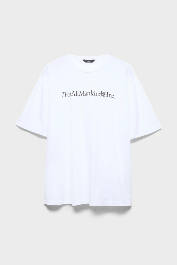 CREWNECK SHORT SLEEVE TEE in Cotton