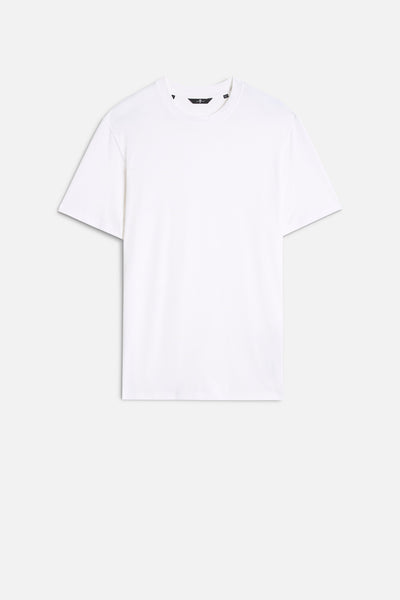 Lyocell Crewneck Tee in White
