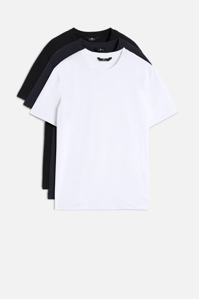 3 Pack Luxe Performance Tees in Multicolor