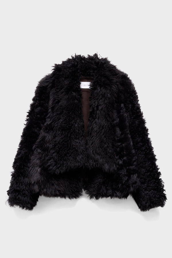 SHEARLING JACKET in Leather