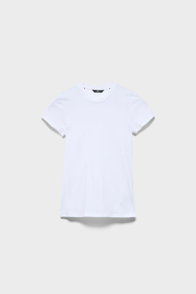 BABY TEE in Cotton Optical White