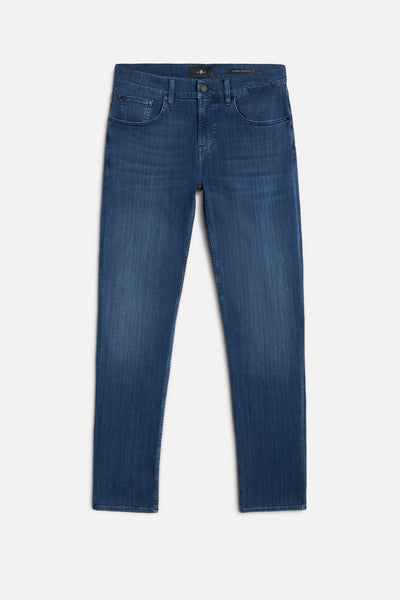 Luxe Performance Plus Slimmy Tapered In Mid-Blue