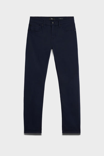 Luxe Performance Stretch Sateen Slimmy in Navy