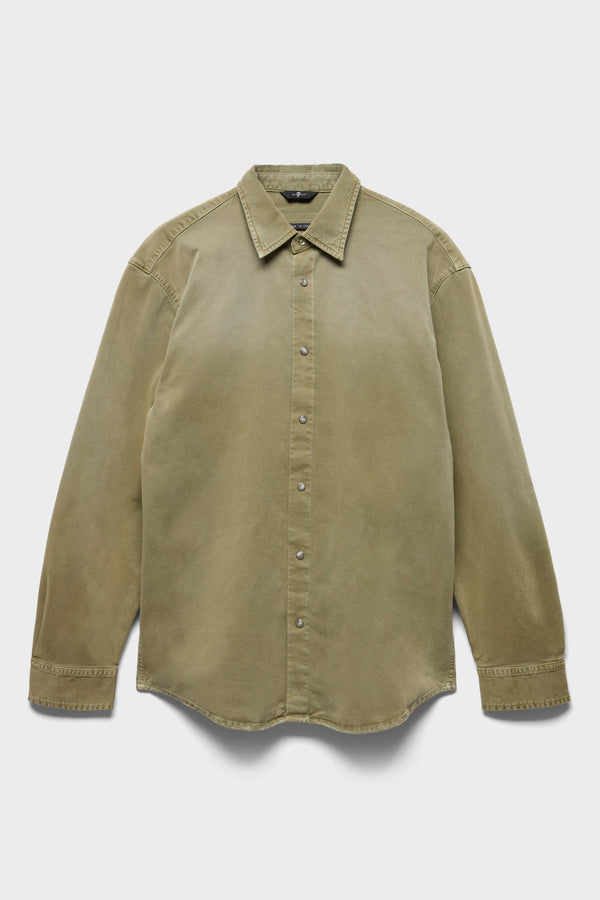 REGULAR SHIRT in Cotton Blend