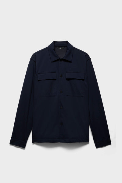 OVERSHIRT in Luxe Performance Double Knit Navy