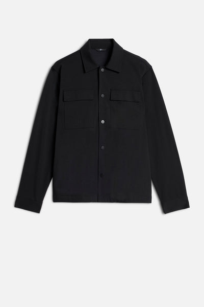 OVERSHIRT in Luxe Performance Knit Black