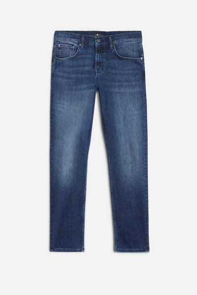SLIMMY TAPERED in Luxe Performance Dark Blue