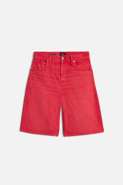 WIDE LEG SHORT in Rigid Postbox