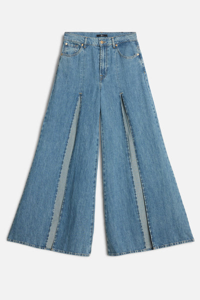 Indigo Linen Willow Palazzo Wide Leg in Arizona