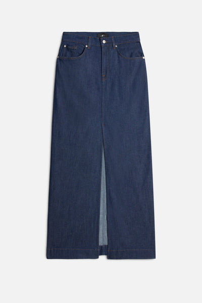 Weightless Front Slit Maxi Skirt in Halona