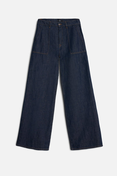 Indigo Linen Lotta in Blueberry