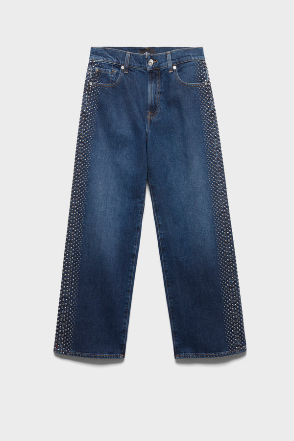 EMBELLISHED STOVEPIPE STRAIGHT ANKLE