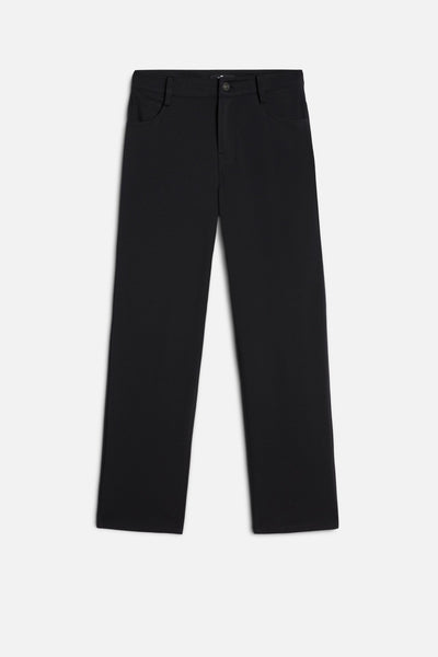 Luxe Performance Knit Calie Straight Ankle in Black