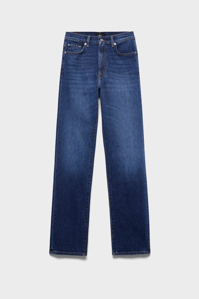 HIGH RISE STRAIGHT in Denim Deepflow