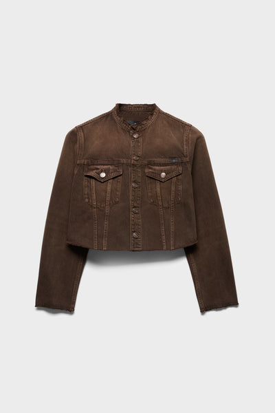 NIKKI JACKET in Denim Smokebrown