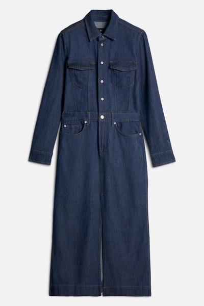 Weightless Denim Maxi Dress in Halona