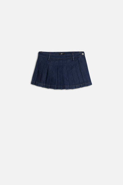 MANKIND Pleated Mini Skirt in Franklin